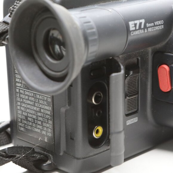 Vintage Canon Canovision 8 E77A 8mm Video Camera Tape Retro 1988 Japan AS IS - Picture 5 of 14